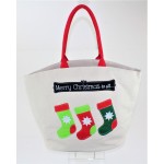 9206 - "MERRY CHRISTMAS TO ALL" CANVAS TOTE